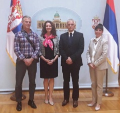 5 September 2017 The Head of the Parliamentary Friendship Group with Canada and the representative of the Canadian Parliament 